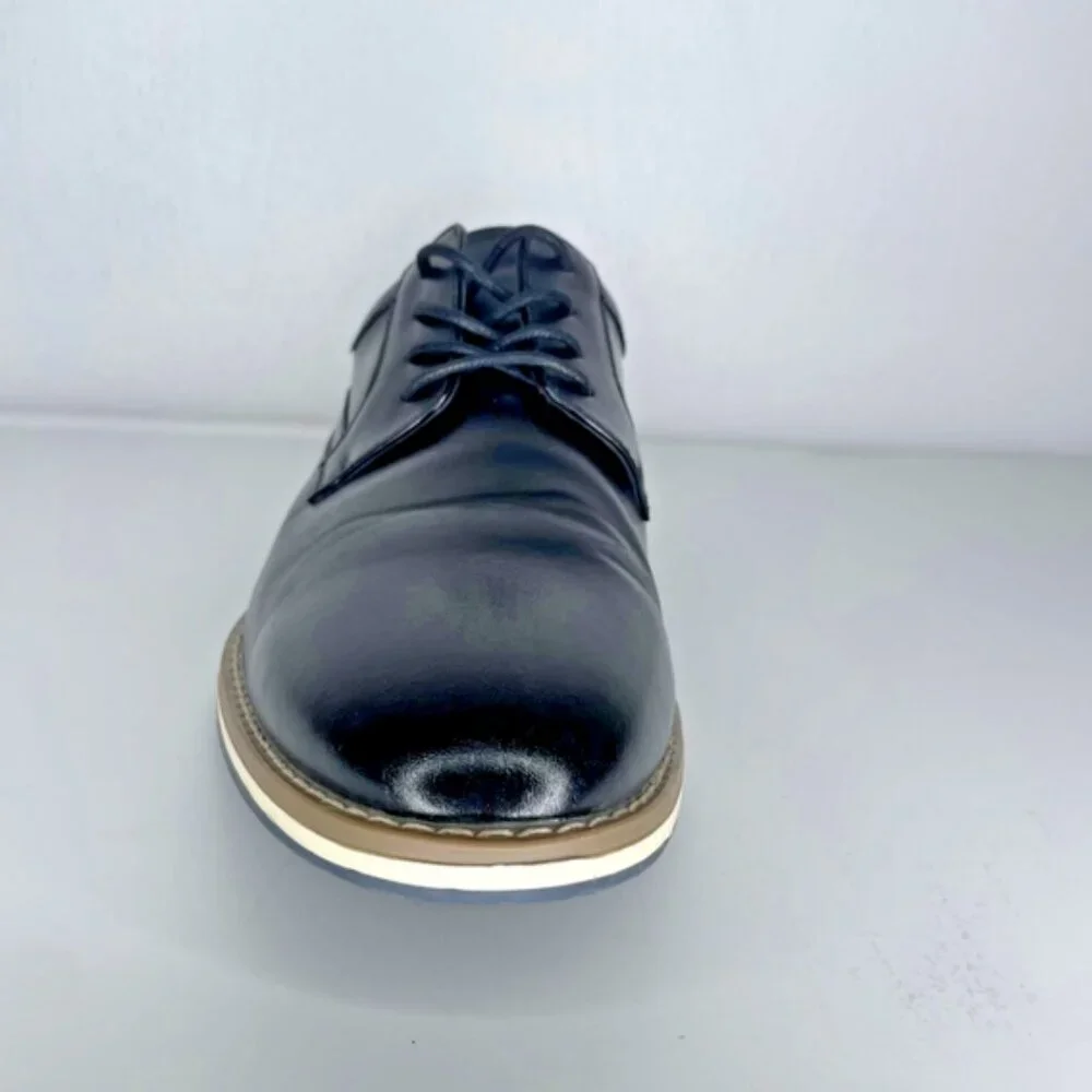 Mofri OPTIM Black Derby Shoes Goth Academia Formal Low Top Size 9.5